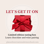 Romantic wine tasting