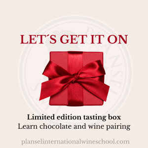 Romantic wine tasting