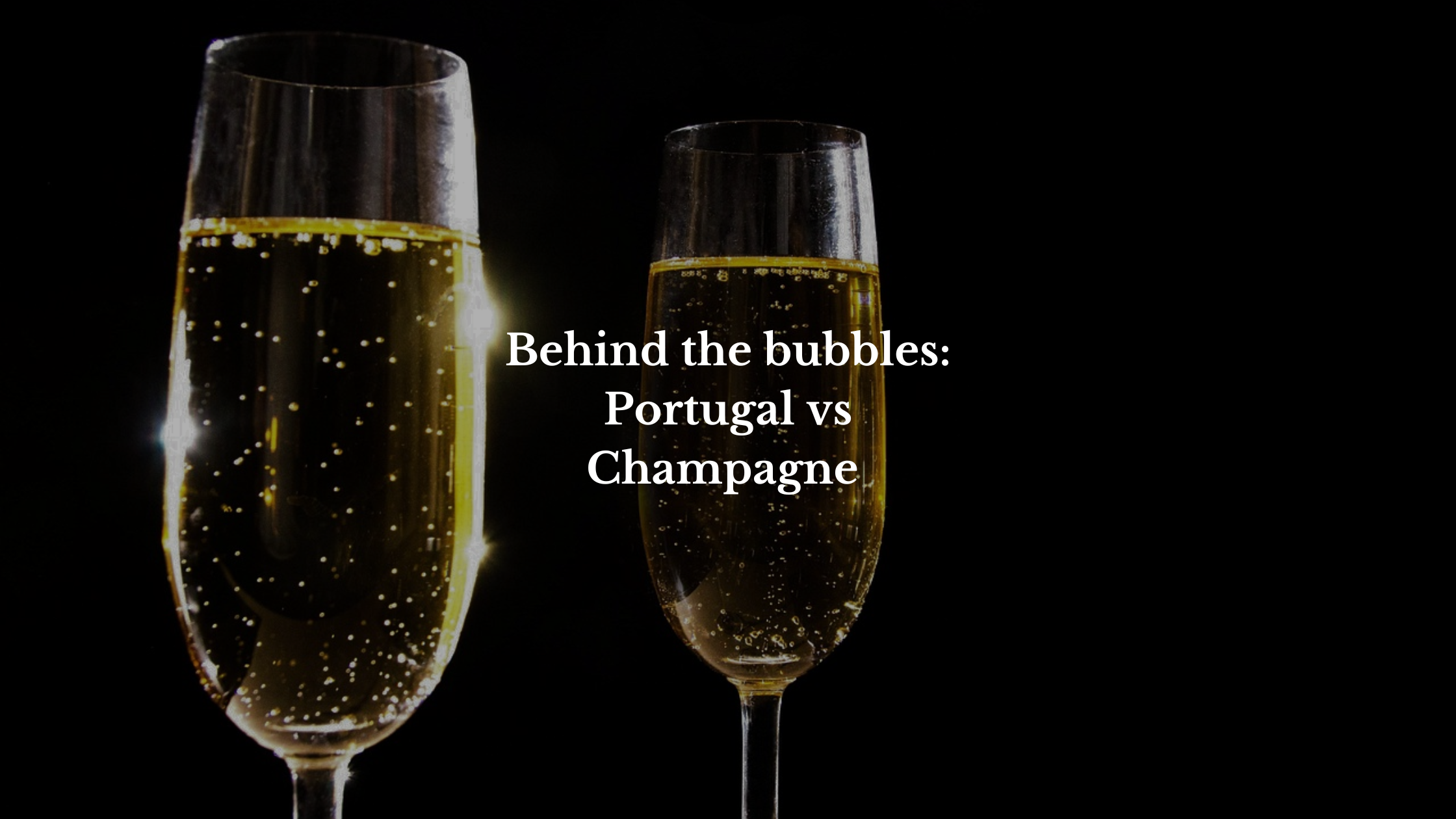 Behind the bubble chanmpagne versus champagne educative tasting